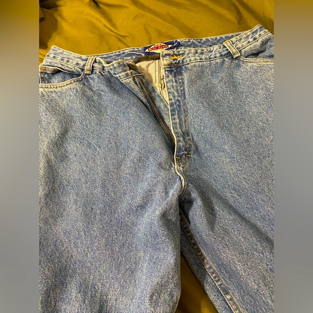 High waisted jeans